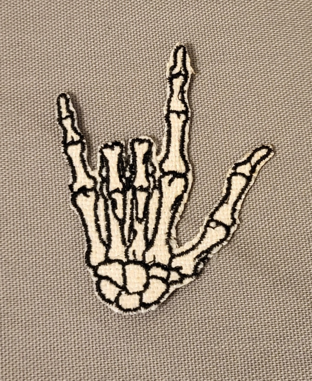 Skeleton Hand Patch