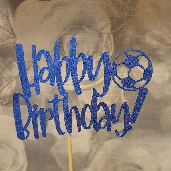 Football Birthday Cake Topper