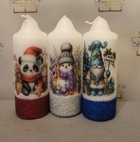 Mini Festive Candle Set