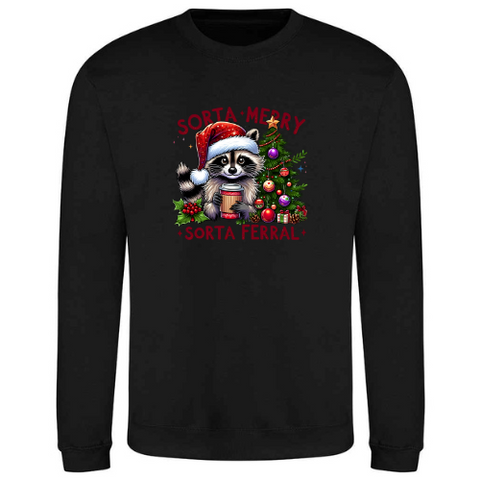 Sorta Merry Sorta Feral Sweatshirt