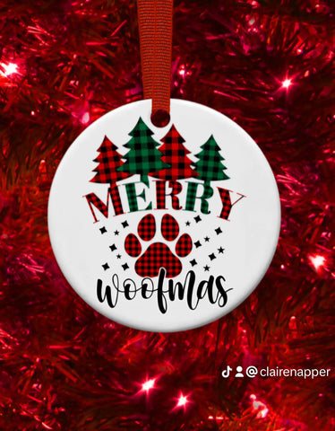 Merry Woofmas Bauble