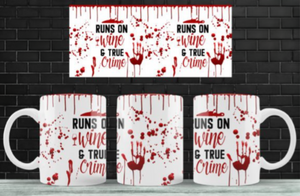 Wine & True Crime Mug